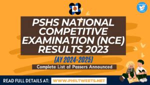 pshs qualifiers 2024-2025|PSHS NCE Application for AY 2024.